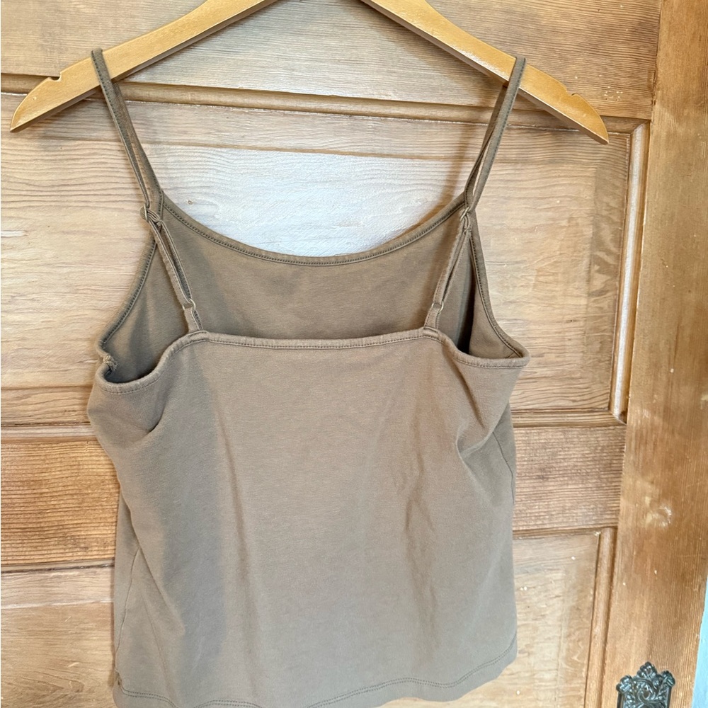 Madewell Scoopneck Cami Tank Large in rustic wood - Picture 4 of 4